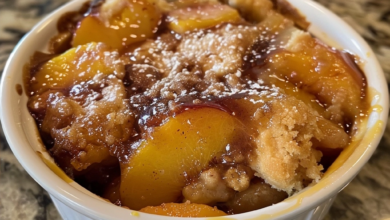Bourbon Peach Cobbler Recipe: Alcohol-Free Twist