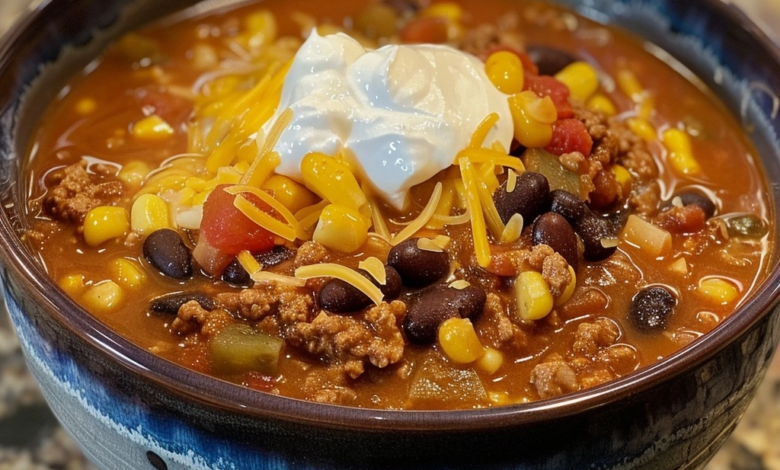 Classic Taco Soup Recipe for Easy Family Dinners