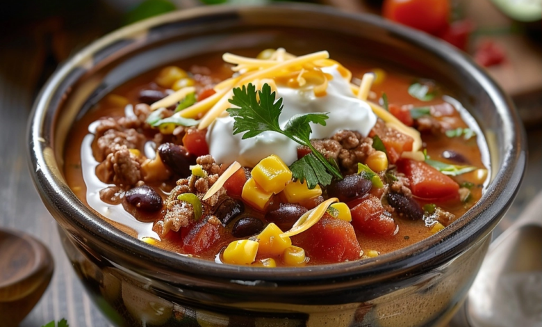 Creamy Taco Soup Recipe for Comforting Weeknight Meals