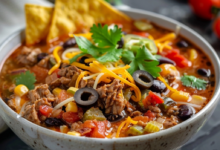 Beef Taco Soup Recipe for Easy Family Dinners