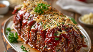 Garlic Parmesan Meatloaf Recipe for Easy Dinners