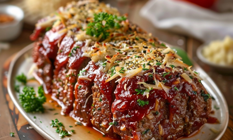 Garlic Parmesan Meatloaf Recipe for Easy Dinners