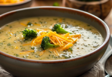 Slow Cooker Broccoli Cheddar Soup Recipe