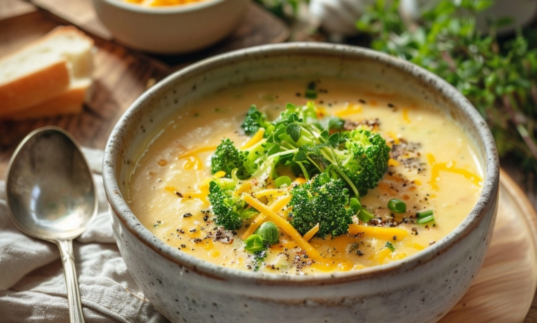 Loaded Broccoli Cheddar Soup Recipe