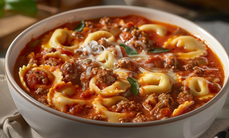 Tortellini Lasagna Soup: A Hearty One-Pot Meal