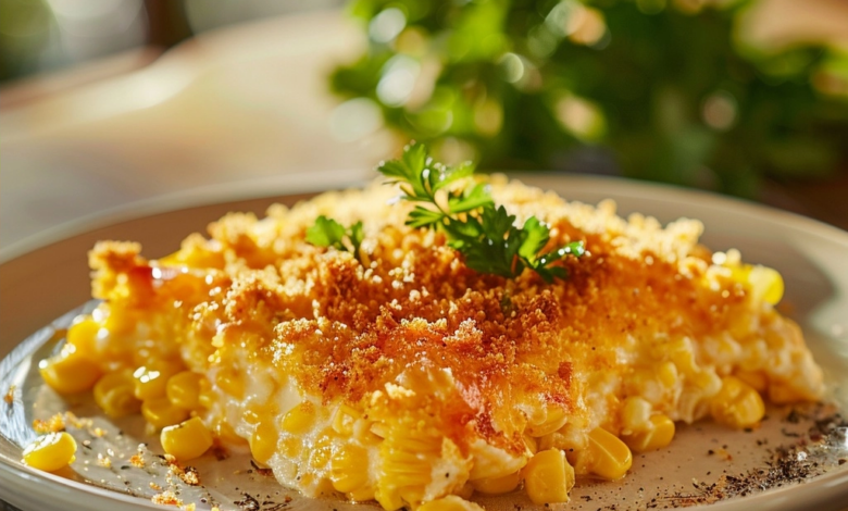 Cheesy Corn Casserole: A Creamy Comfort Classic
