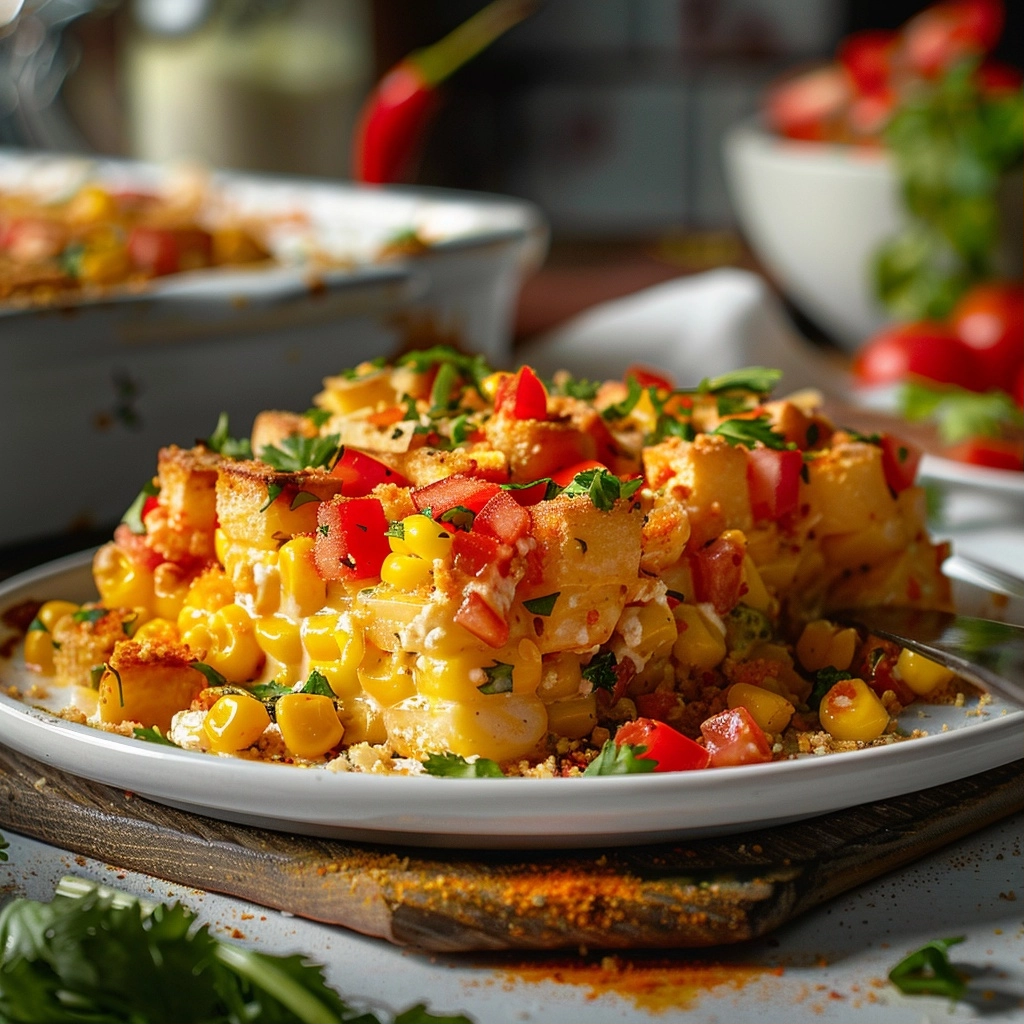 Mexican Street Corn Casserole: A Creamy Crowd-Pleaser