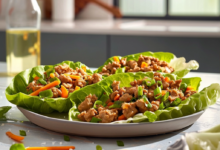 Ground Chicken Lettuce Wraps Recipe