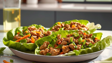 Ground Chicken Lettuce Wraps Recipe