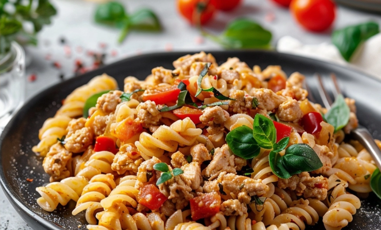 Ground Chicken Pasta: A Simple Weeknight Dinner