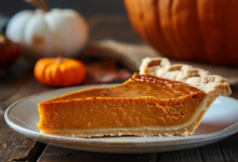 Traditional Pumpkin Pie Made From Scratch