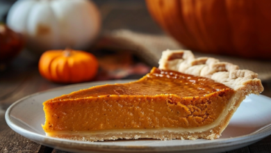Traditional Pumpkin Pie Made From Scratch