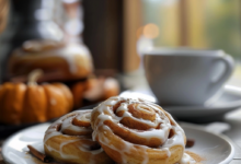 Pumpkin Spice Cinnamon Rolls for Fall Baking
