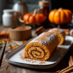 Pumpkin Spice Cake Roll Recipe for Fall