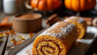 Pumpkin Spice Cake Roll Recipe for Fall