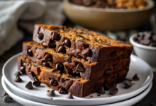 Pumpkin Bread With Chocolate Chips for Autumn Baking