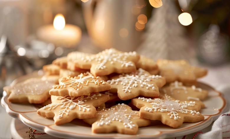 No-Chill Christmas Sugar Cookies