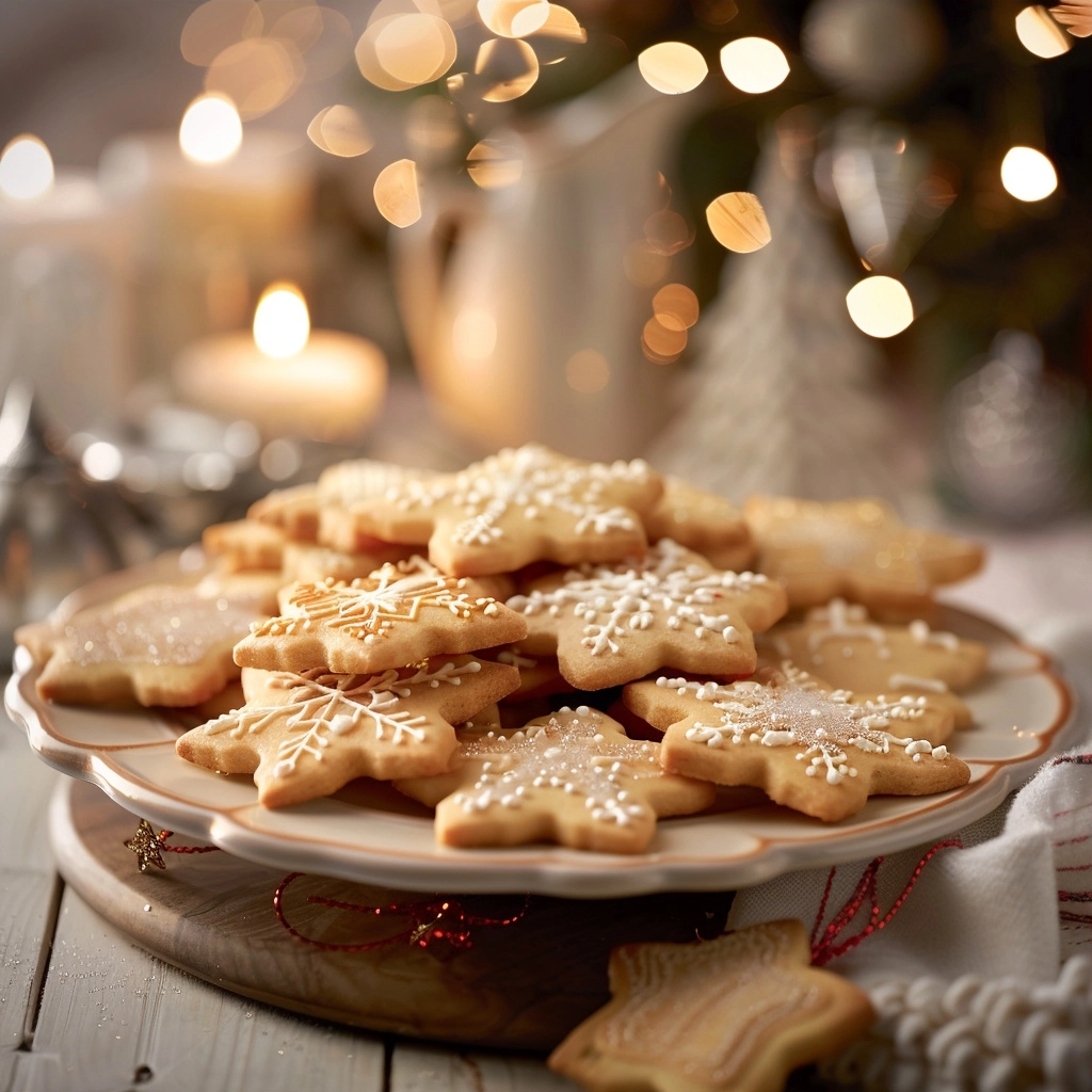 No-Chill Christmas Sugar Cookies