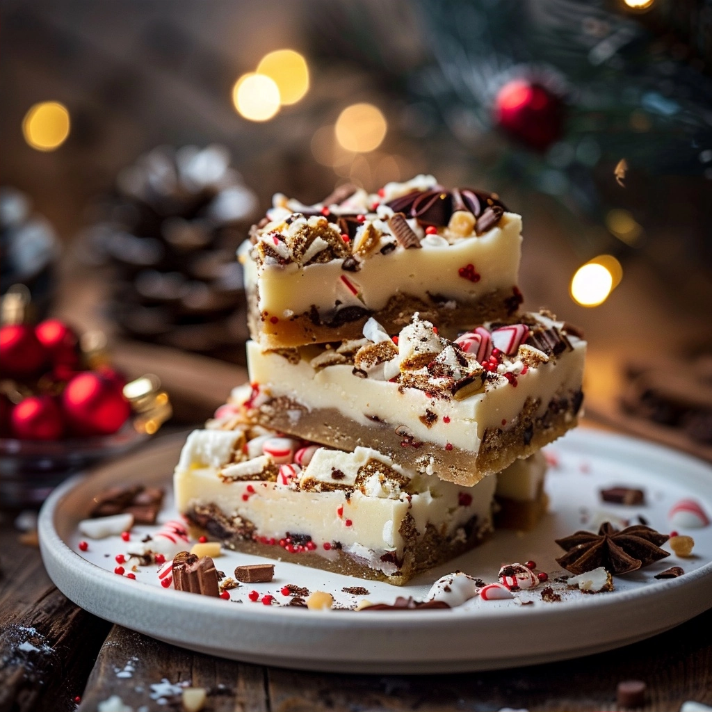 Christmas Sugar Cookie Bars for Holiday Parties
