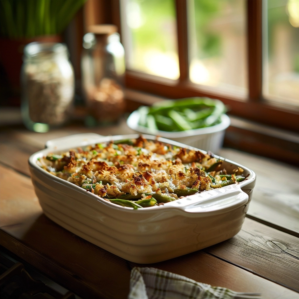 Slow Cooker Green Bean Casserole Recipe