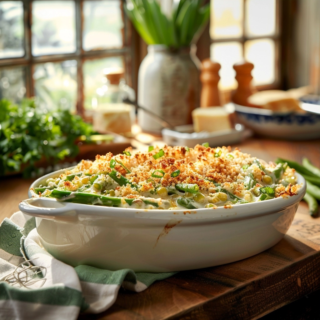 Green Bean Casserole with Parmesan for Every Occasion