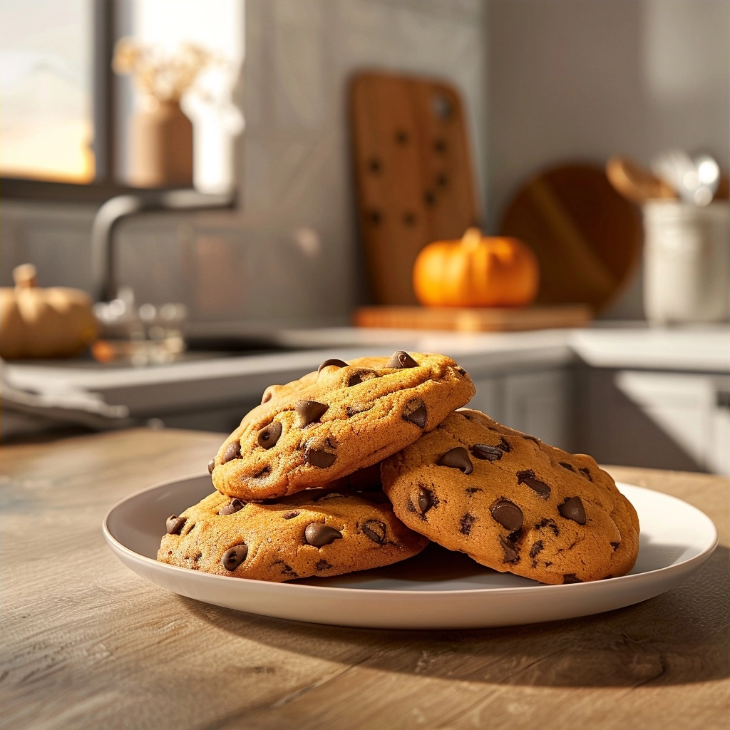 Pumpkin Chocolate Chip Breakfast Cookies Made Easy