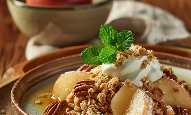 Apple Crisp with Pecans: The Ultimate Autumn Dessert