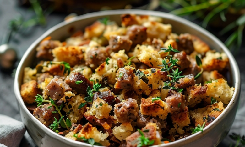 Sausage Stuffing Recipe with Herbs for Savory Sides