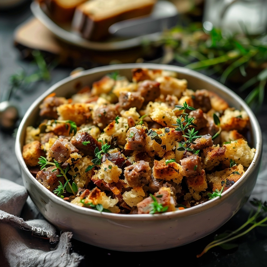 Sausage Stuffing Recipe with Herbs for Savory Sides