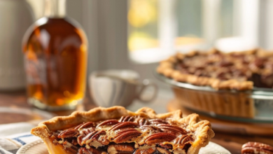 Southern Bourbon Pecan Pie Without Alcohol Recipe