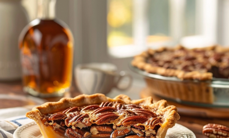 Southern Bourbon Pecan Pie Without Alcohol Recipe